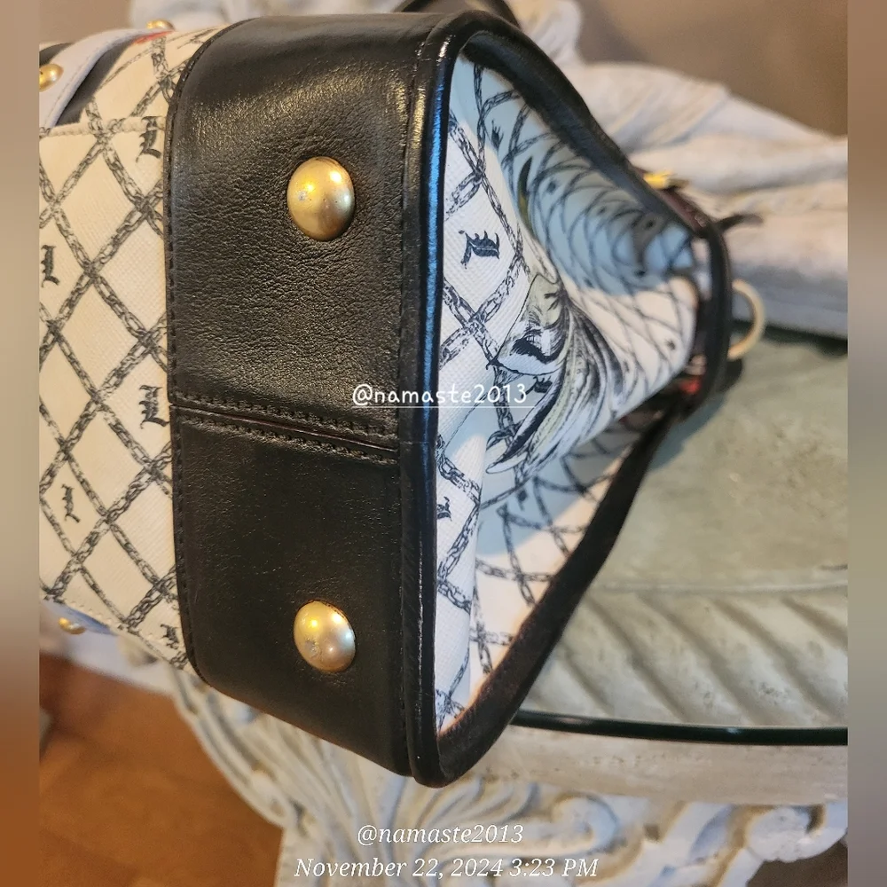 L.A.M.B. Gwen Stefani Marigold Satchel Designer Luxury Celebrity Leather #64 - Picture 10 of 16